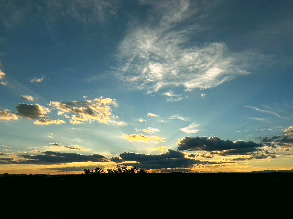 Sonnenuntergang über Madrid